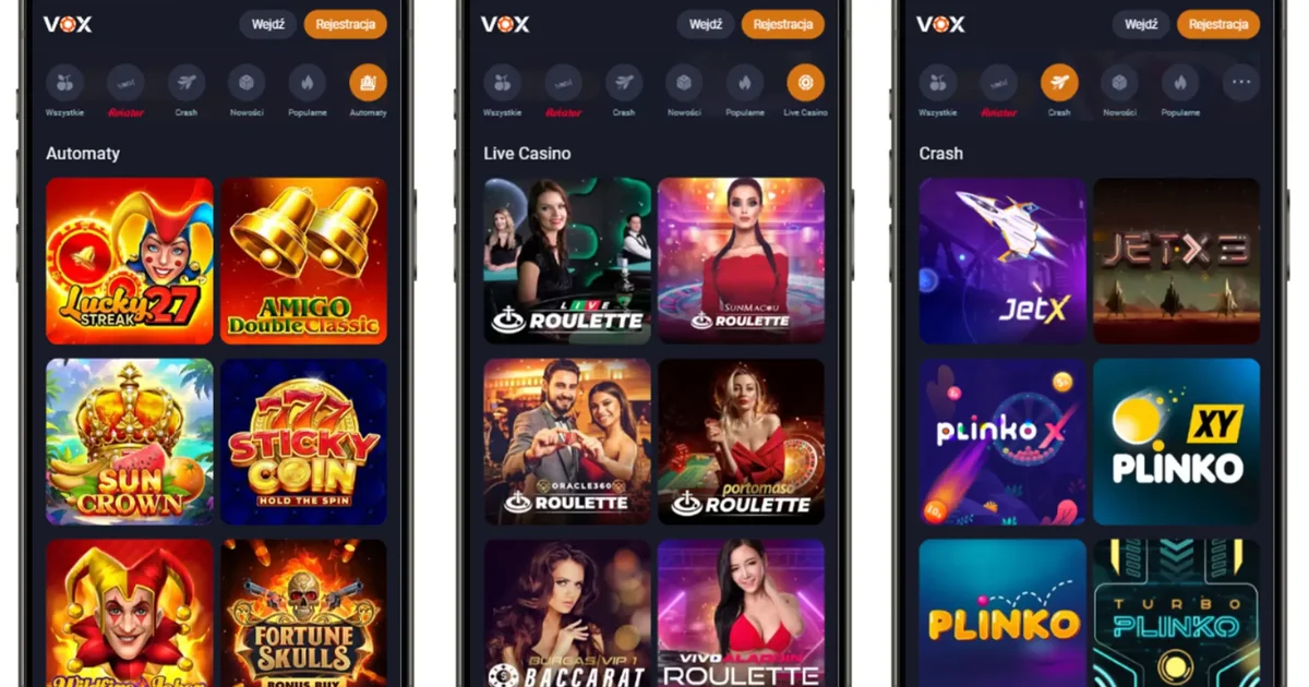Bonus i promocje Vox Casino